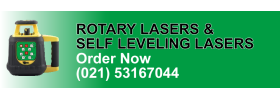 Rotary Lasers & Self Leveling Lasers