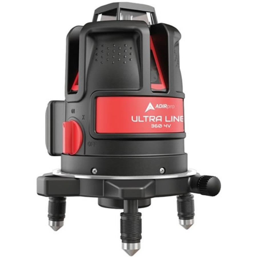 AdirPro Ultra Liner 4V 360 Degree Point and Cross Line Laser