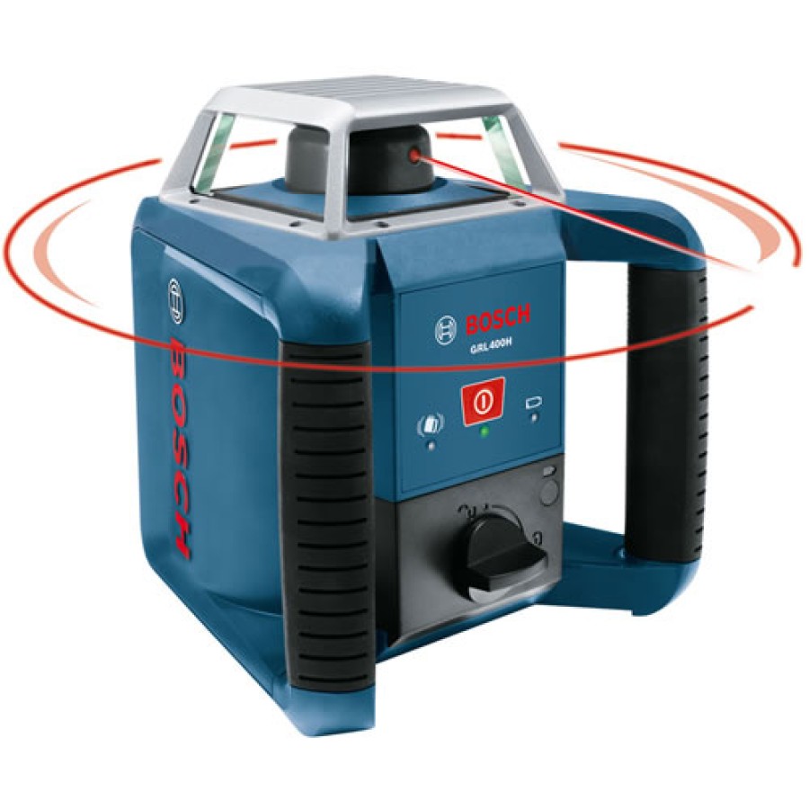 Bosch GRL400H Self-Leveling Rotary Laser with LR1 Receiver