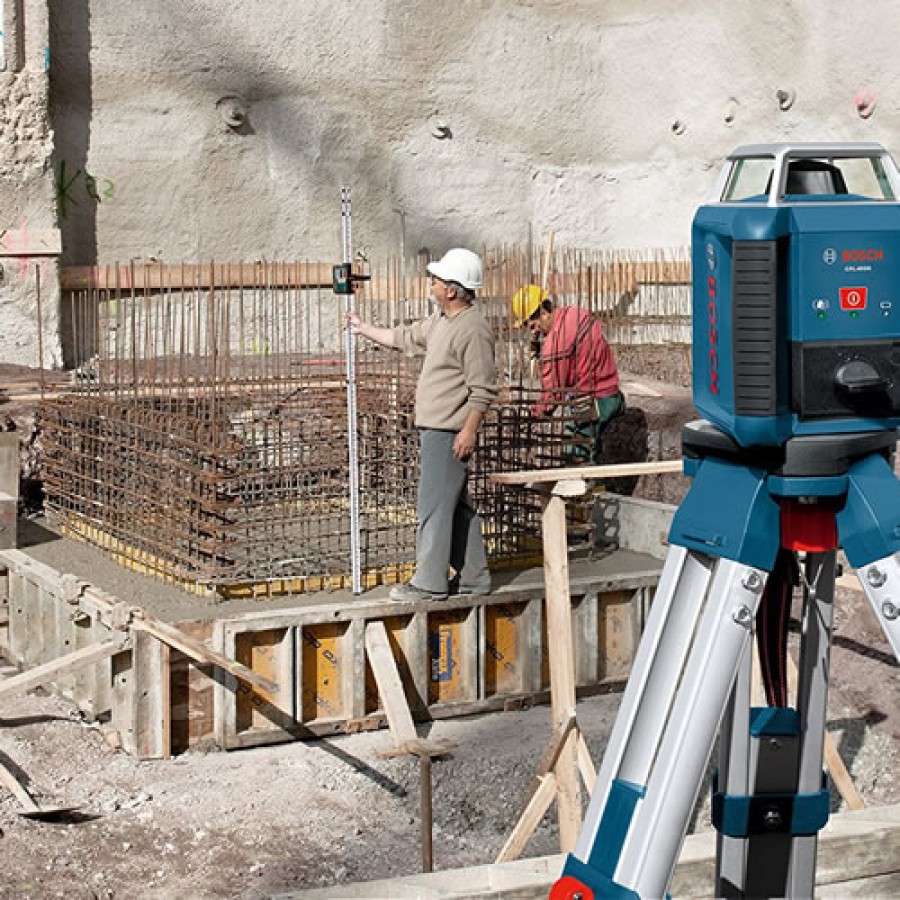 Bosch Grl400h Self Leveling Rotary Laser With Lr1 Receiver Jual