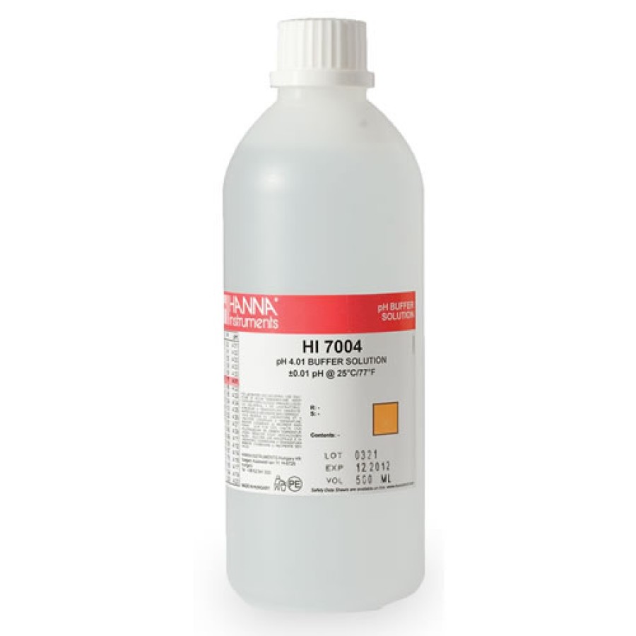 HANNA HI7004L pH 4.01 Calibration Solution (500 mL)