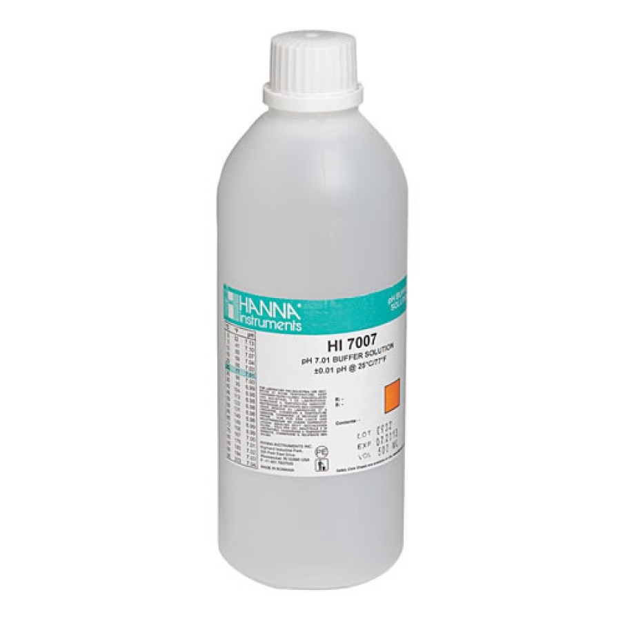 HANNA HI7007L pH 7.01 Calibration Solution (500 mL)