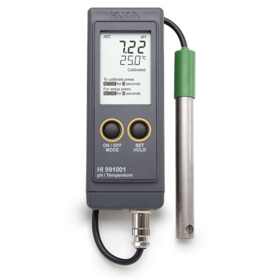 HANNA HI991001 Waterproof Portable pH/Temperature Meter