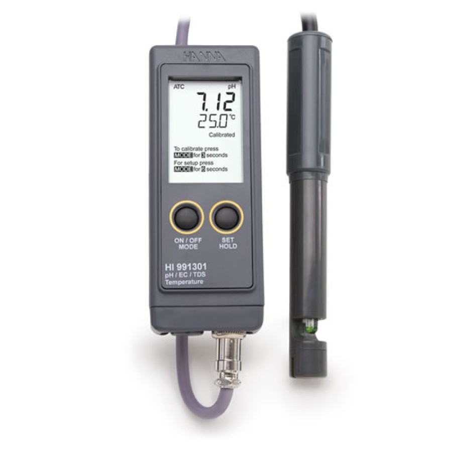 HANNA HI991300 Portable pH/EC/TDS/Temperature Meter