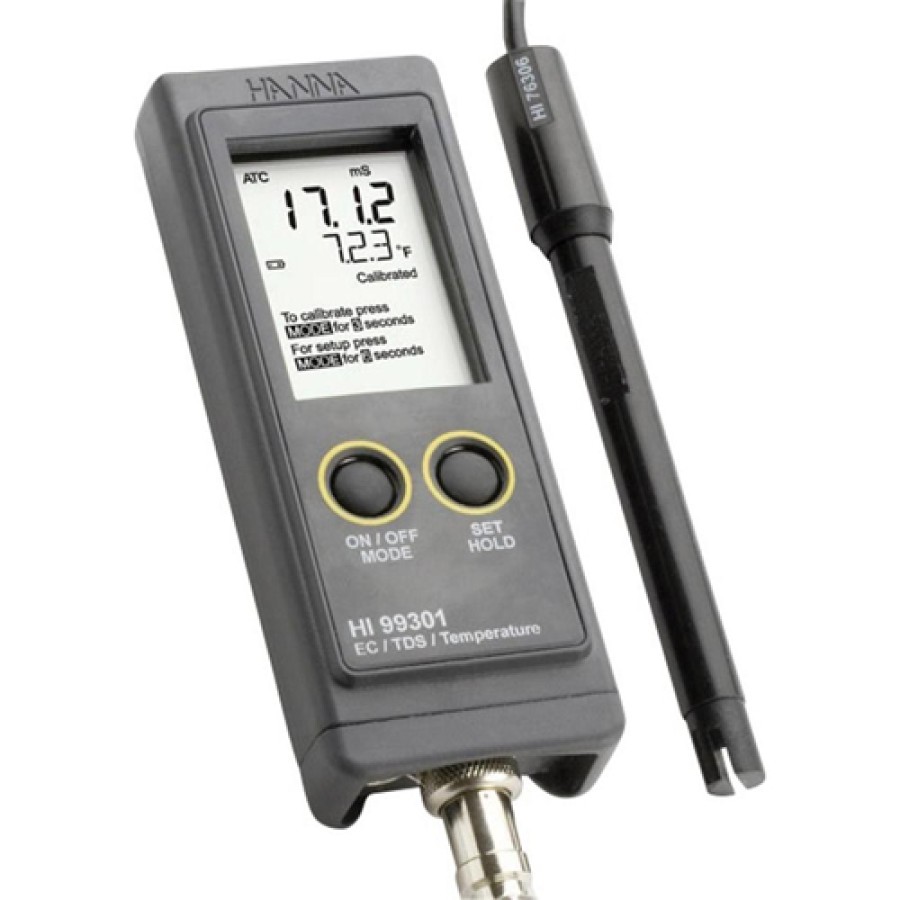Hanna HI 99301 Portable High Range EC/TDS/Temperature Meter