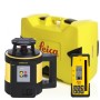 Leica Rugby 820 Rotary Laser Level With Alkaline and Rod Eye 140 Receiver