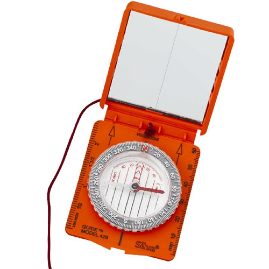 Silva Guide 426 Floating Compass, Orange
