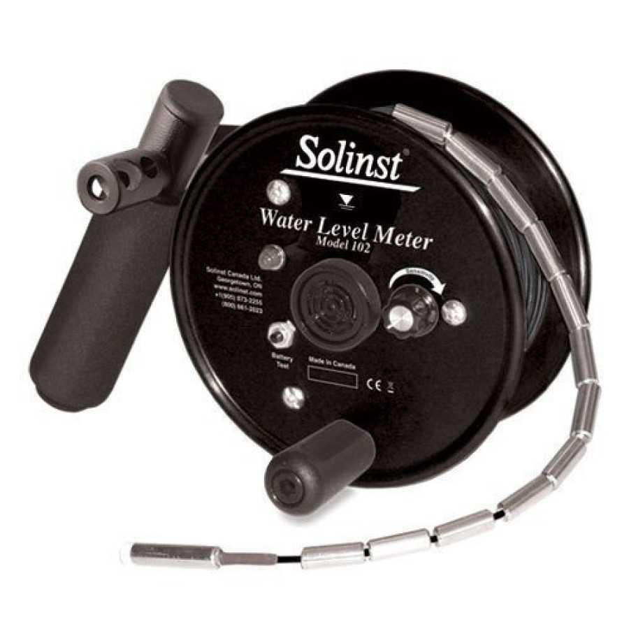 Solinst 112269 Model 102M Mini P10 Coaxial Cable Water Level Meter, 25m