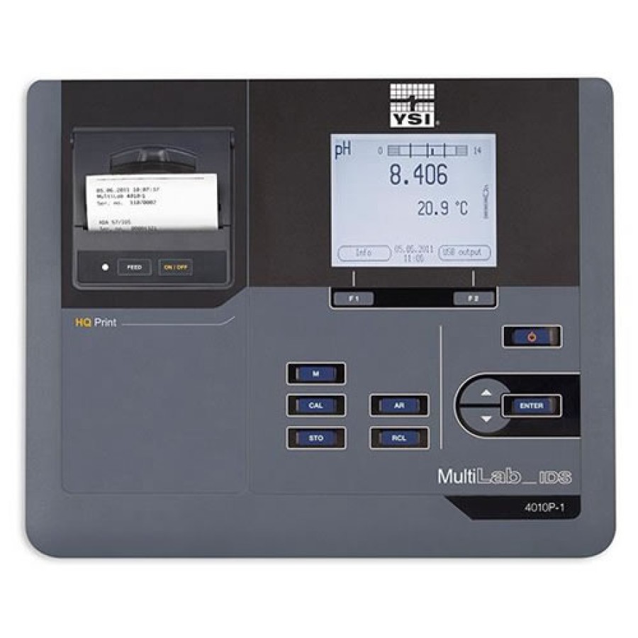 YSI MultiLab 1FD350PY (4010P-1) Water Quality Instrument with Integrated Thermal Printer